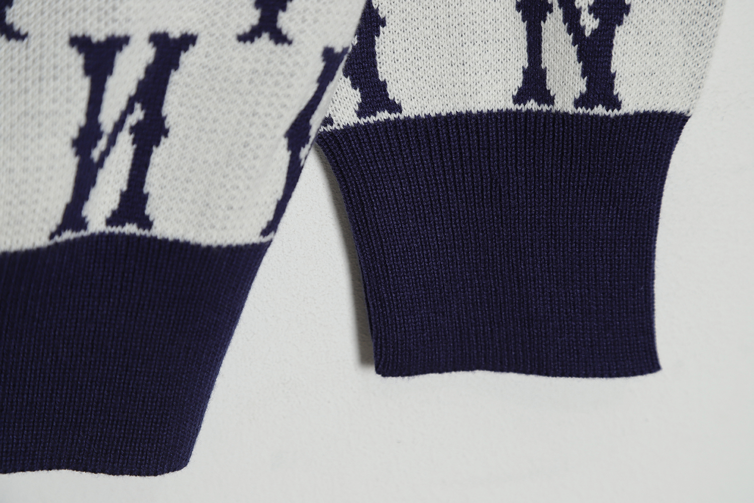 MLB All Over Jacquard Wool Cardigan Sweater TSK2