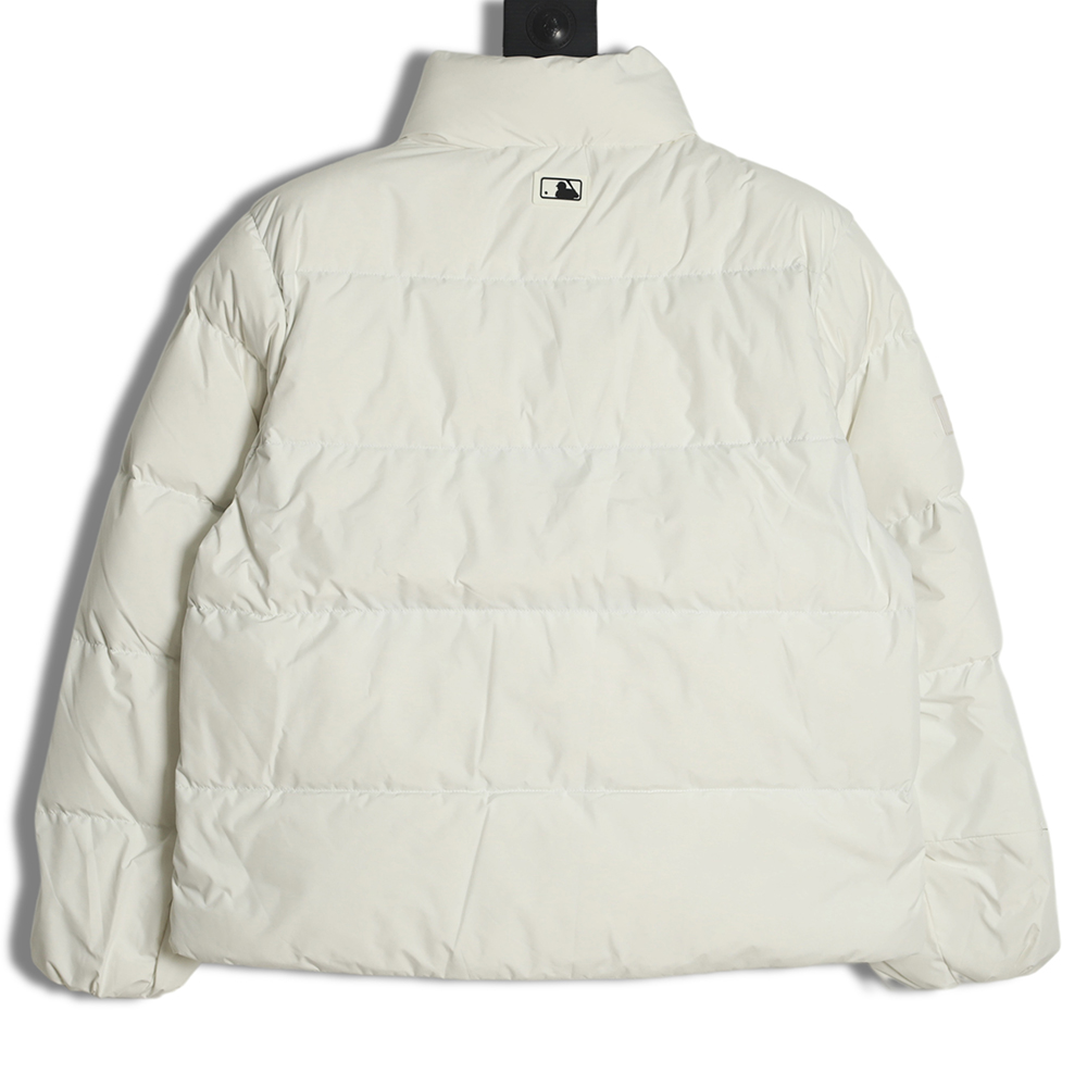 MLB Button Small Label Embroidered LOGO Short Thick Down Jacket