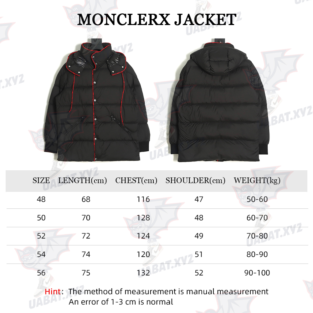 Moncler 22FW Red line down jacket