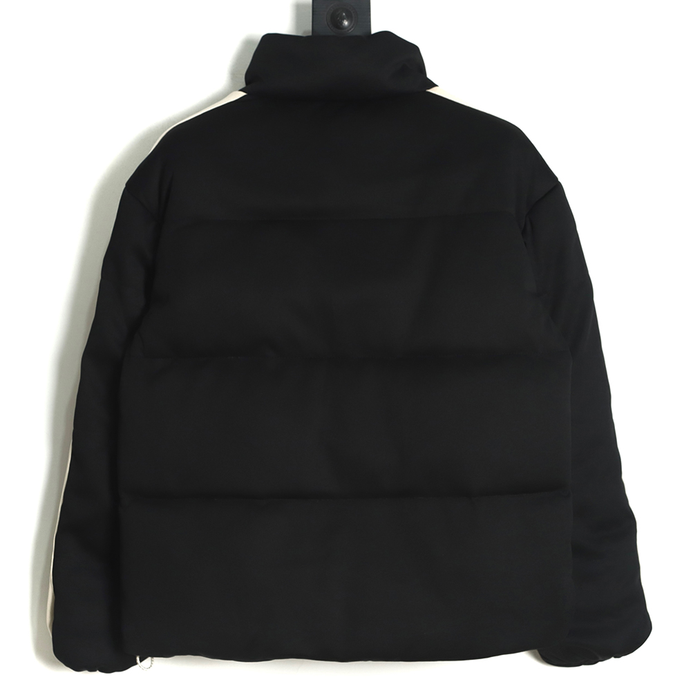 Moncler x Palm Angels joint FW21 logo color stripe embroidery logo down jacket jacket TSK1