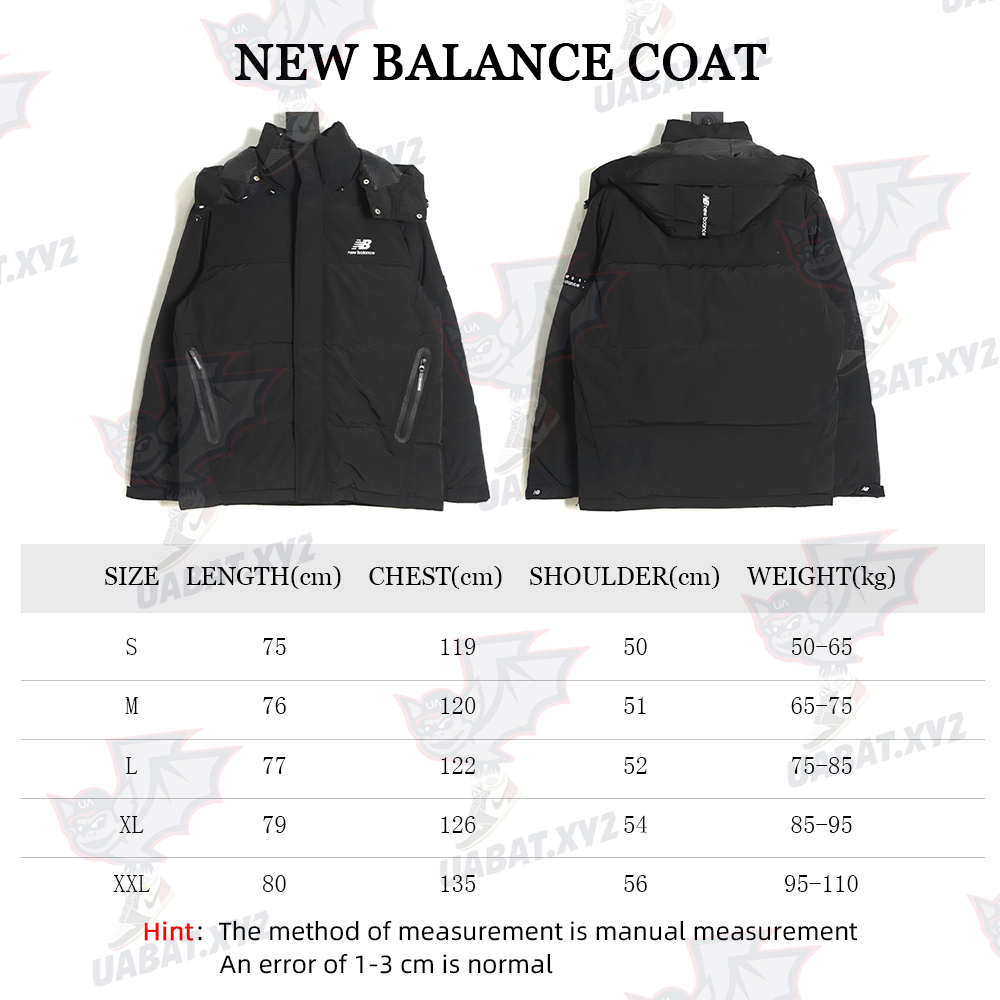 NEW BALANCE 22FW paneled down jacket