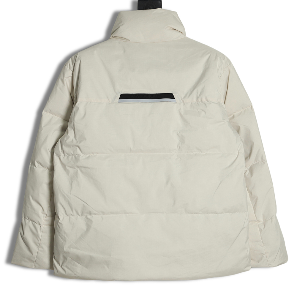 NEW BALANCE color-block pocket collar down jacket