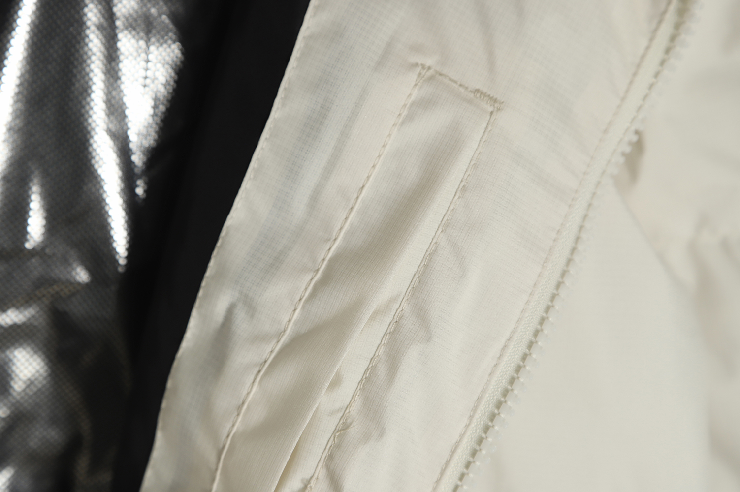 NEW BALANCE color-block pocket collar down jacket