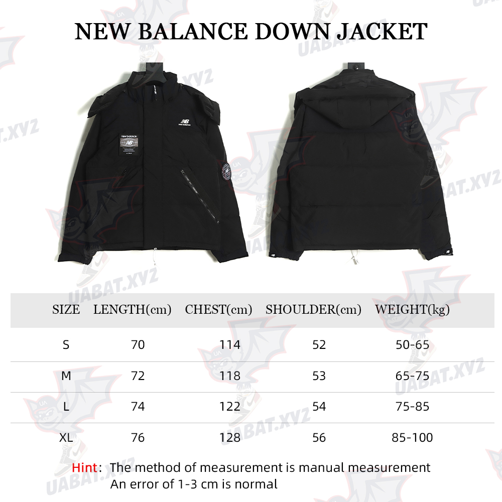 New Balance Velcro Medal Couple Down Jacket TSK1