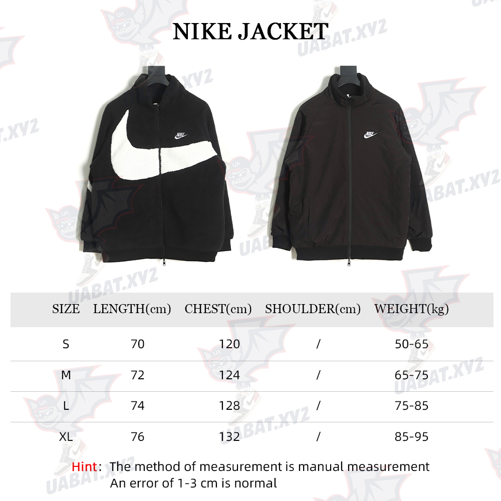 Nike Big Swoosh Big LOGO Polar fleece jacket TSK3