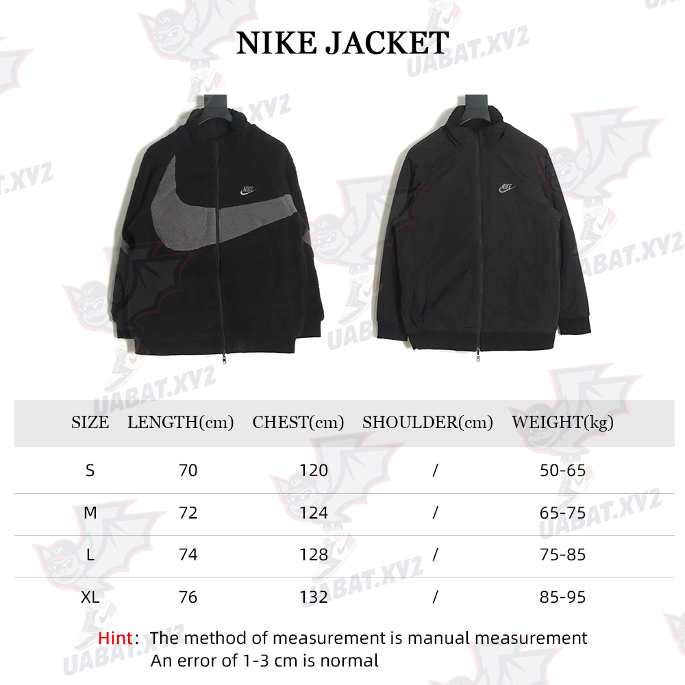 Nike Big Swoosh Big LOGO Polar fleece jacket TSK4