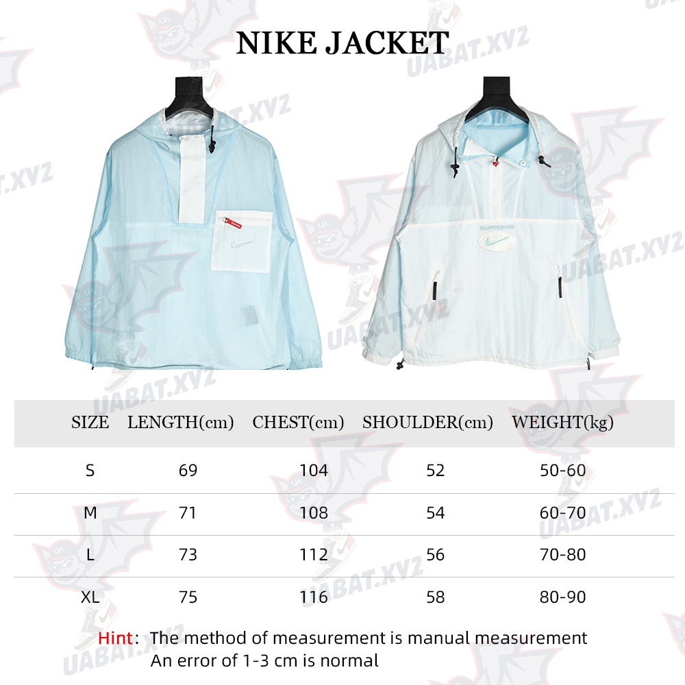NIKE x SUPREME gem-appliquéd reversible jacket
