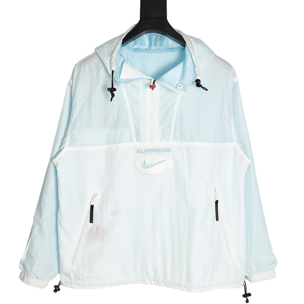 NIKE x SUPREME gem-appliquéd reversible jacket