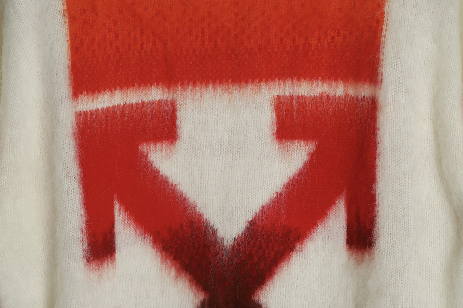 OFF WHITE Mohair Sweater