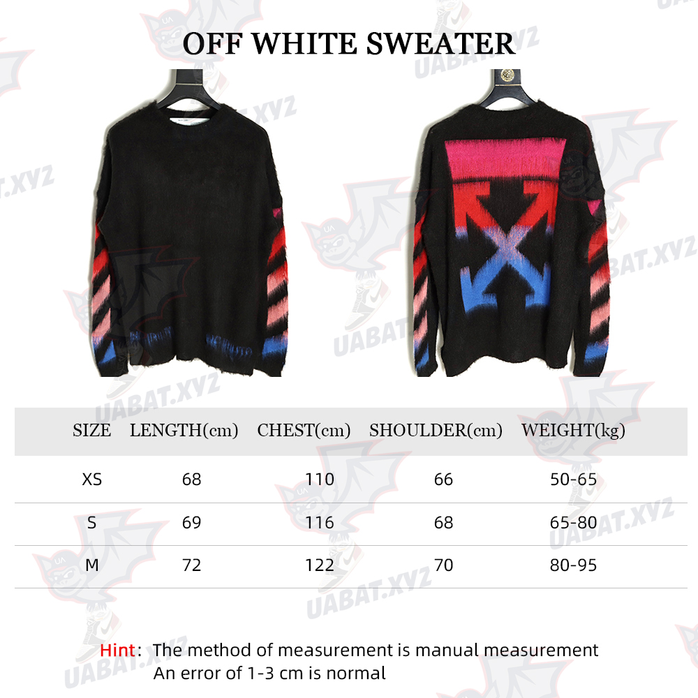 OFF WHITE Mohair Sweater TSK3