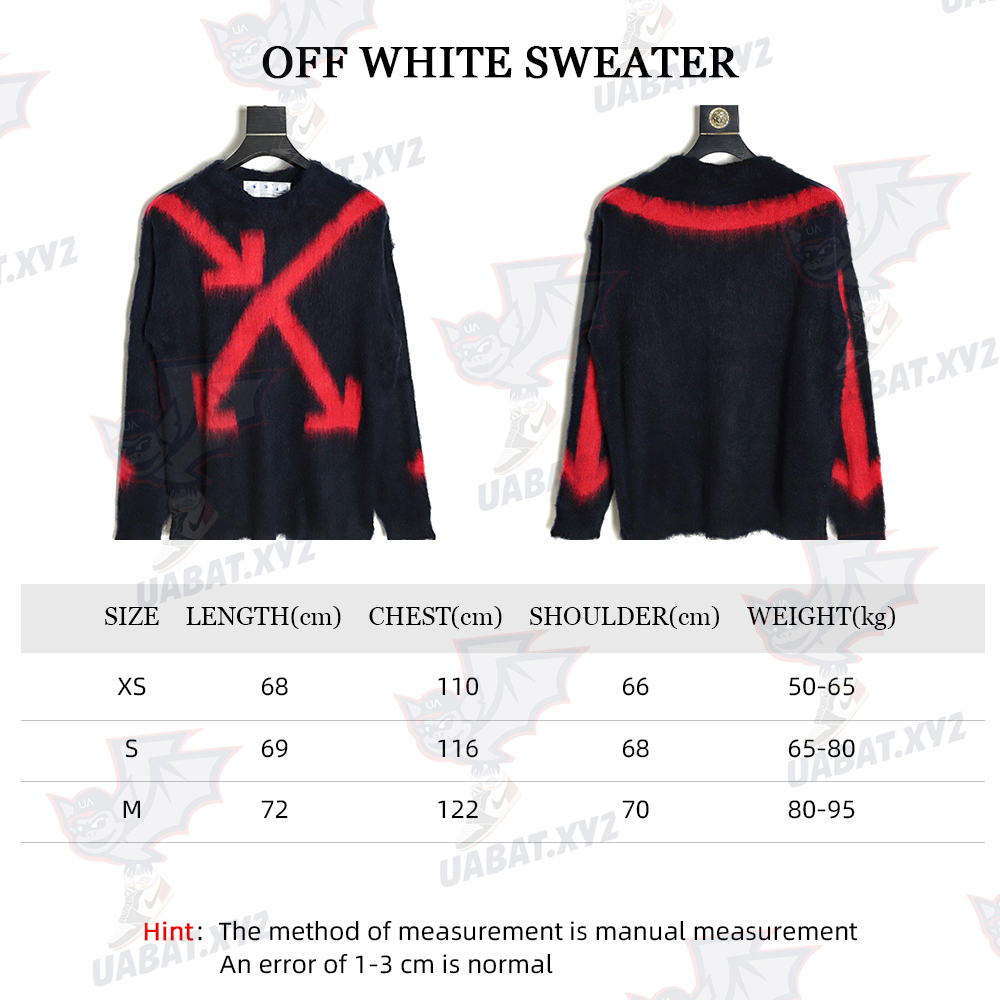 OFF WHITE Mohair Sweater TSK6