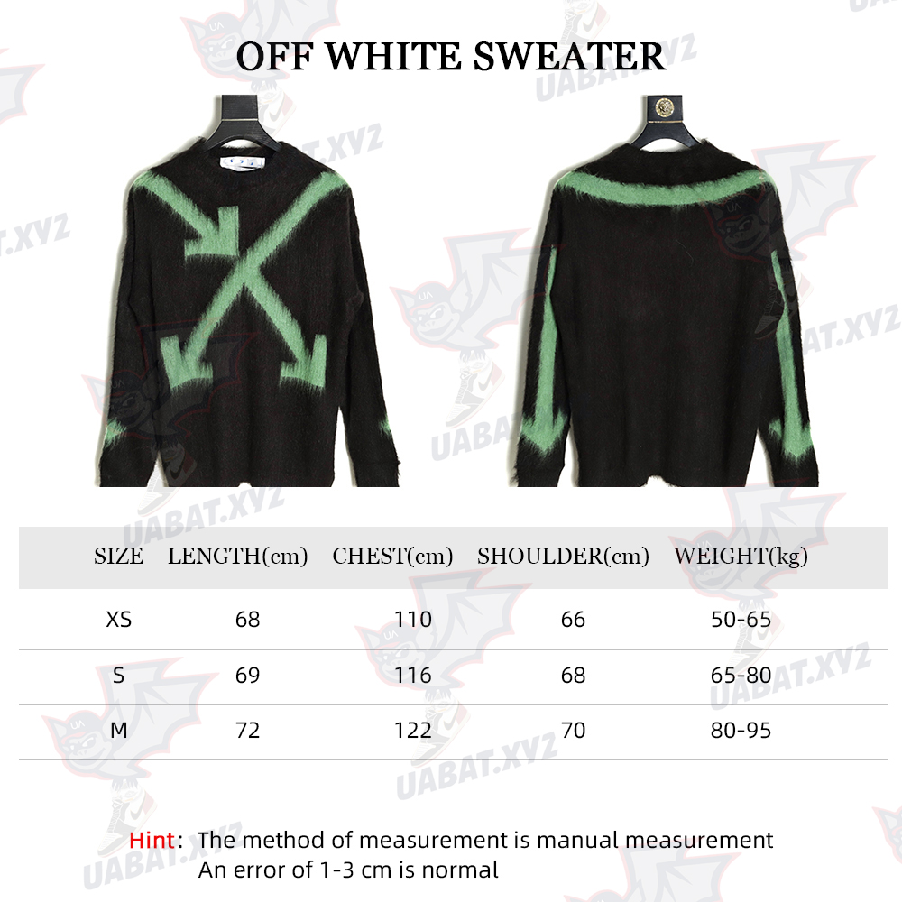 OFF WHITE Mohair Sweater TSK10