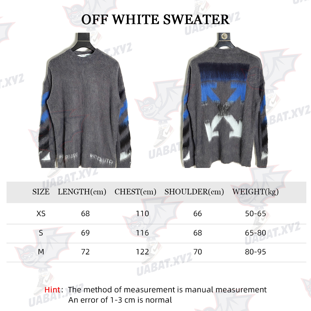 OFF WHITE Mohair Sweater TSK12