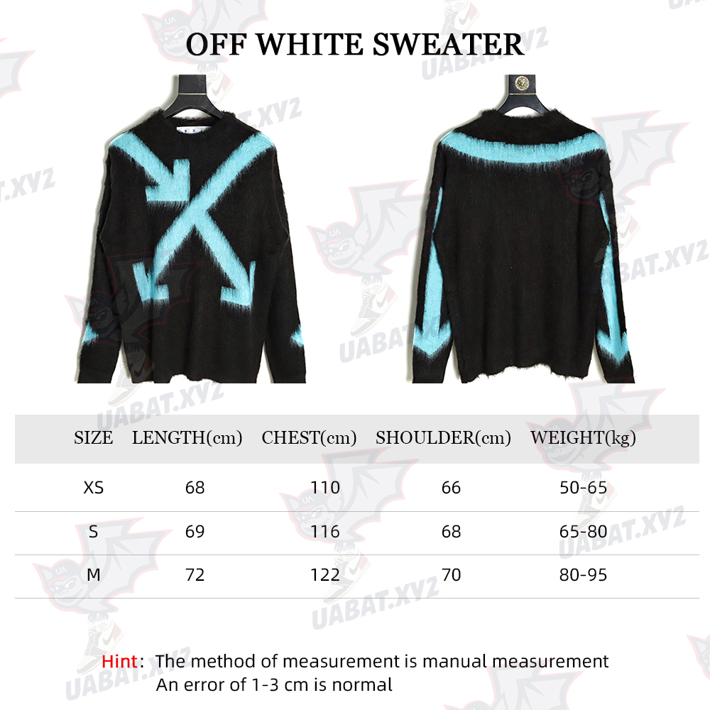 OFF WHITE Mohair Sweater TSK17