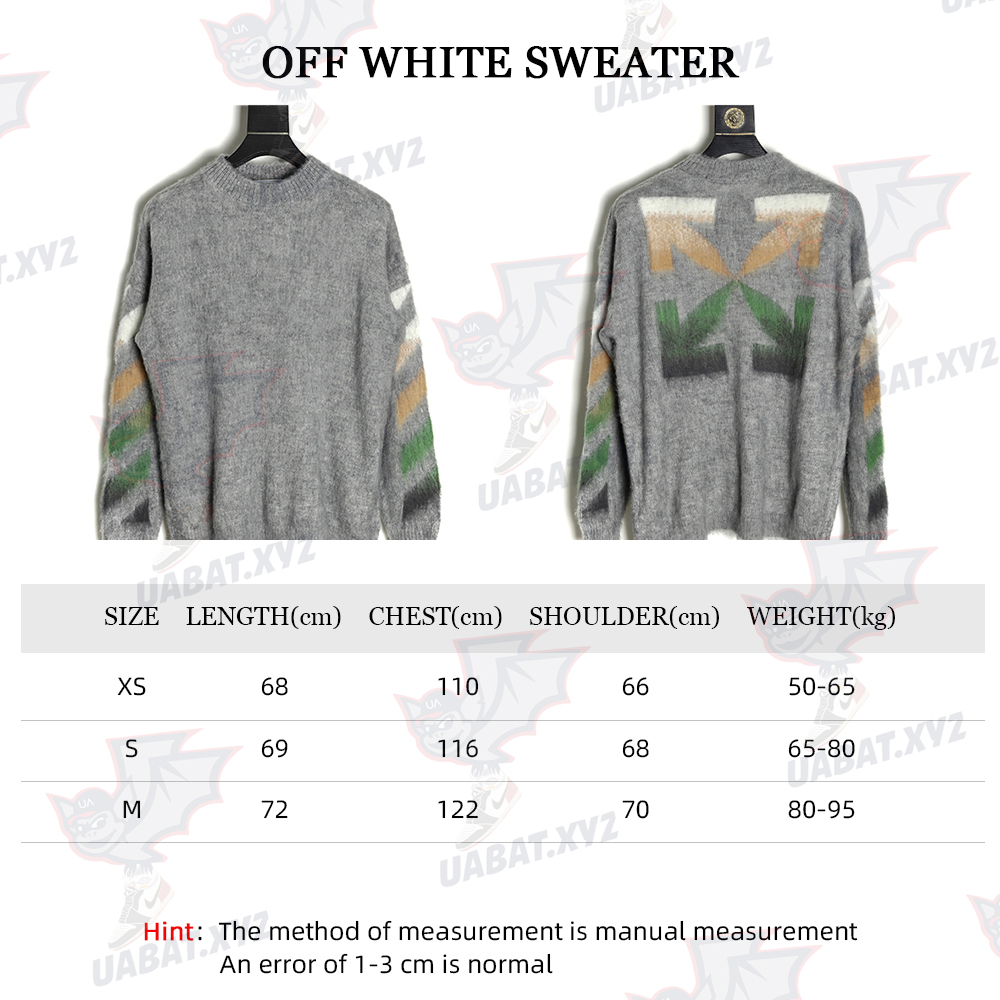 OFF WHITE Mohair Sweater TSK18