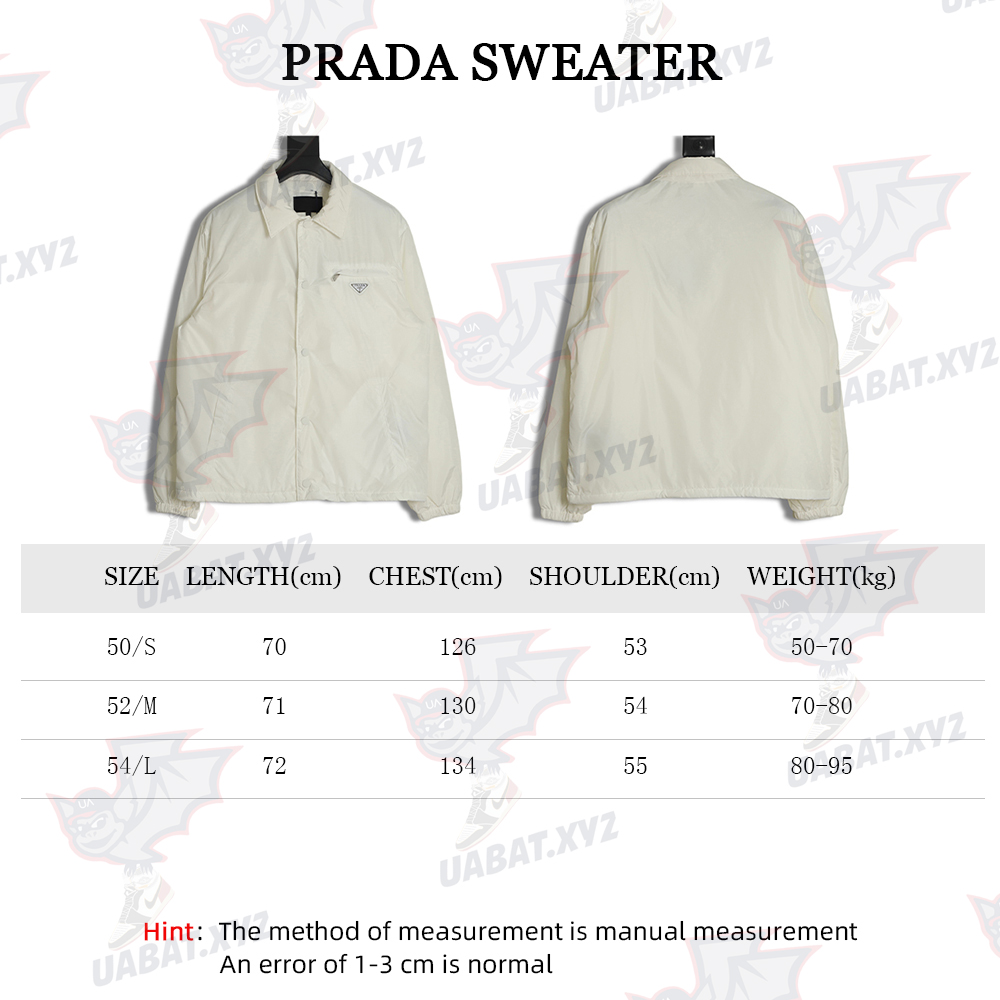 Prada 22FW lapel thin padded jacket