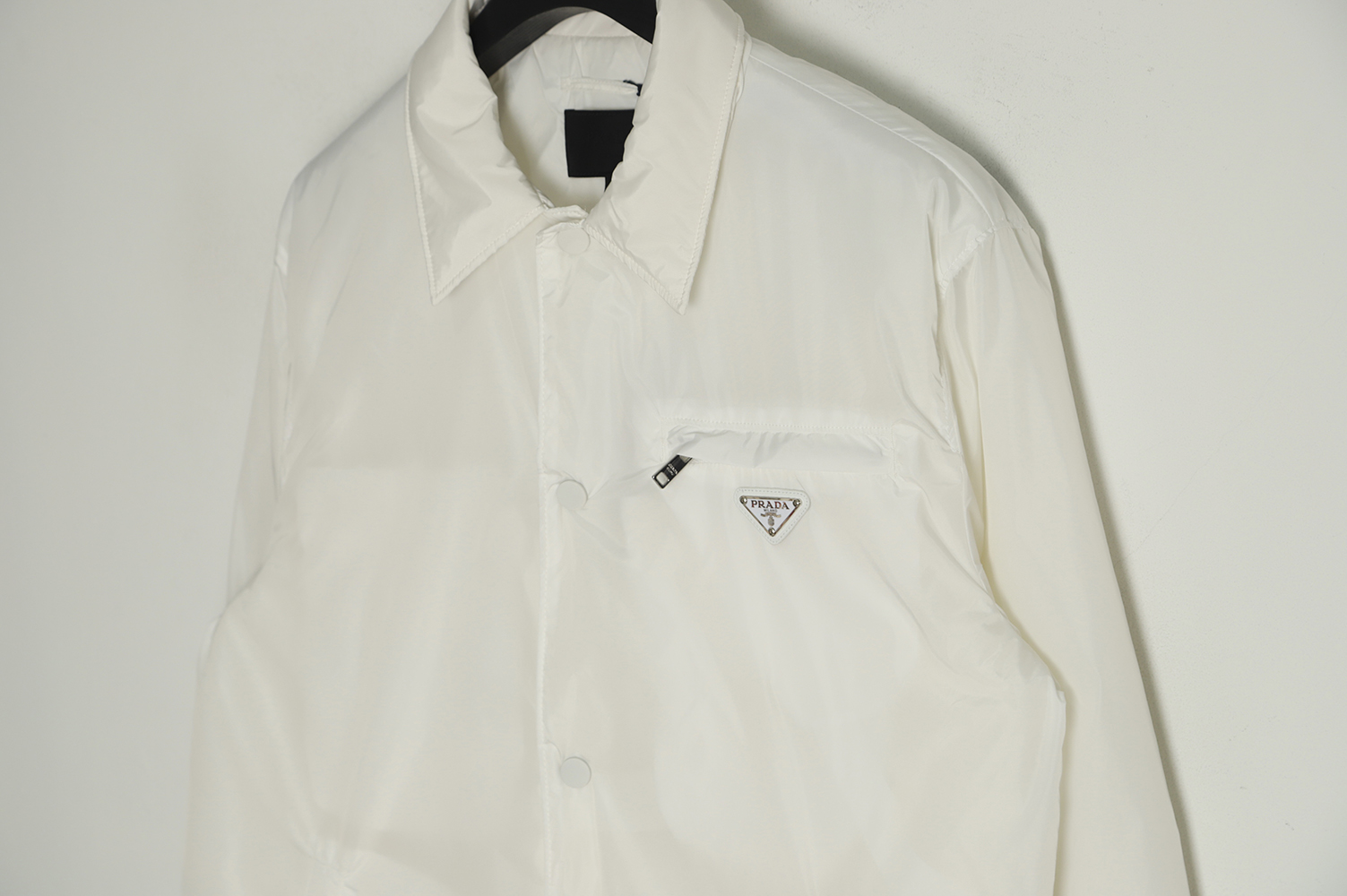 Prada 22FW lapel thin padded jacket