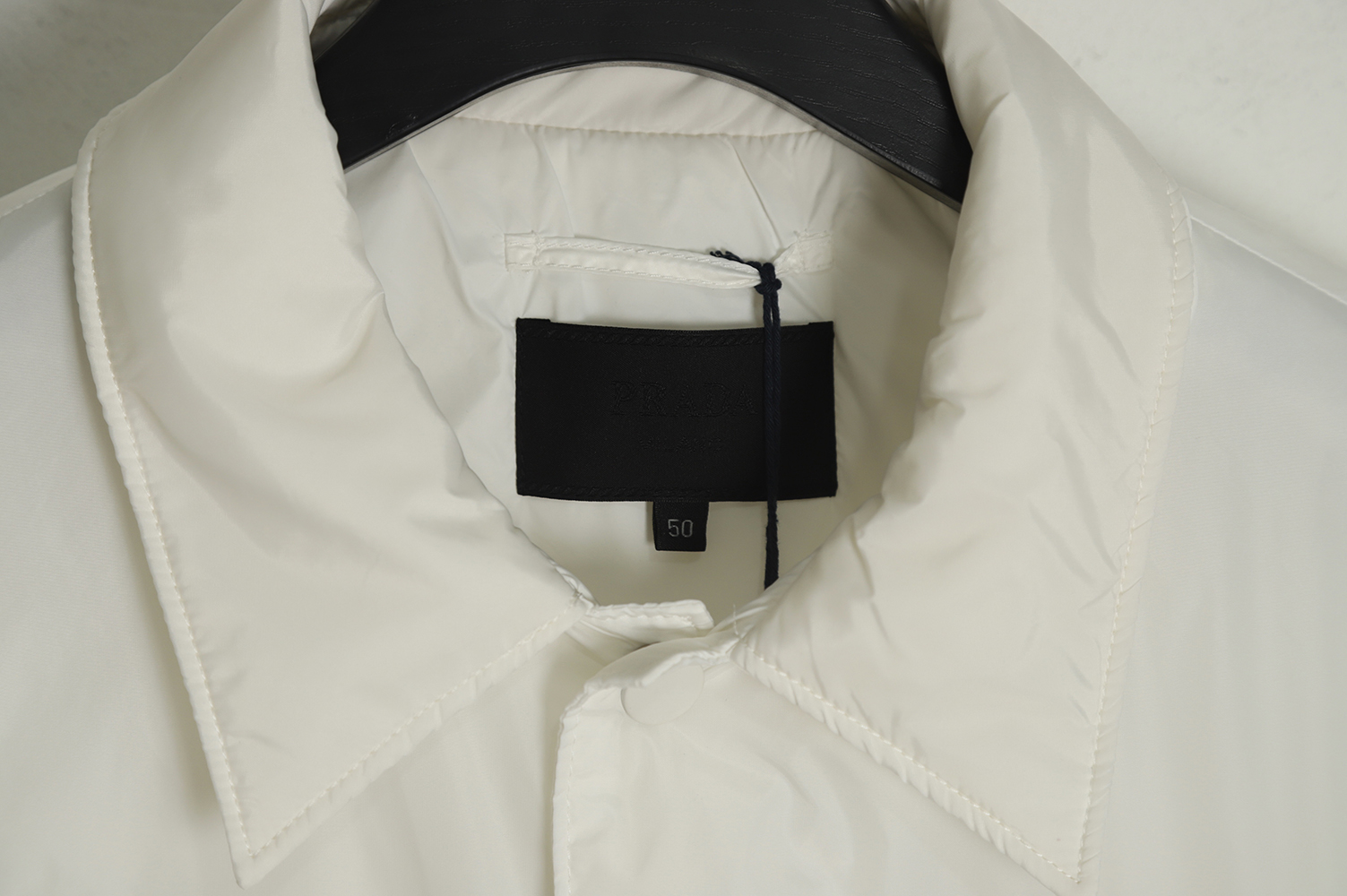 Prada 22FW lapel thin padded jacket