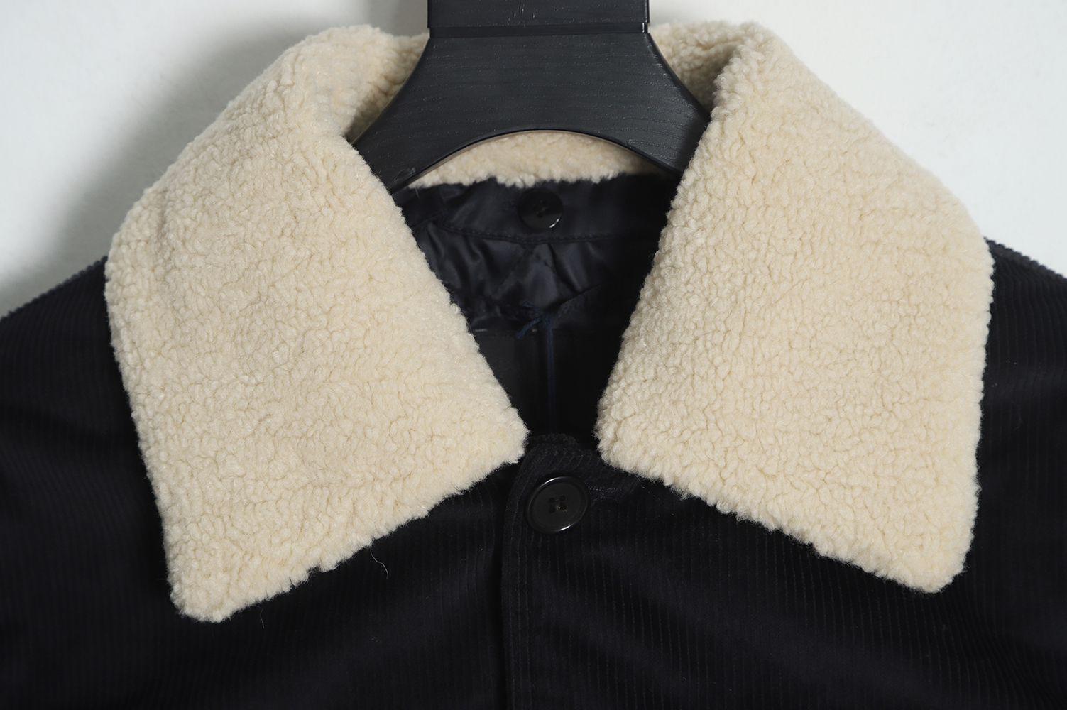 Prada 22FW Corduroy Sherpa Lapel Jacket