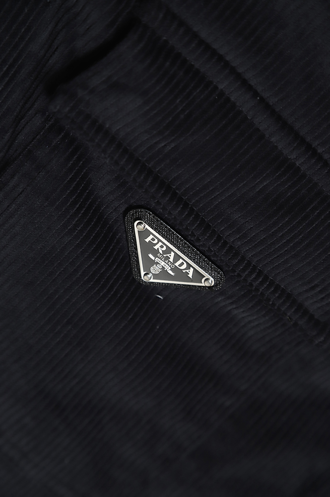 Prada 22FW Corduroy Sherpa Lapel Jacket