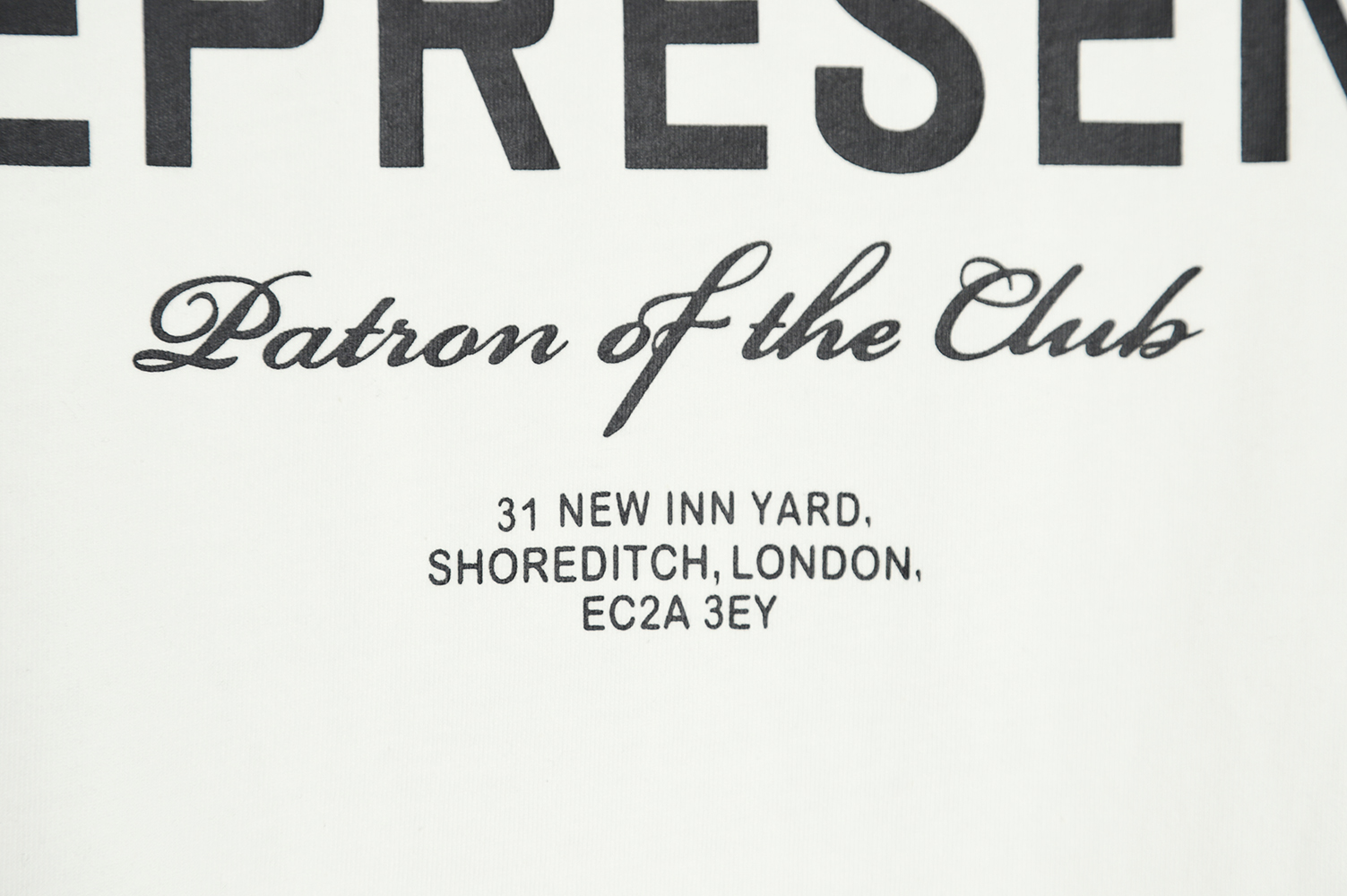 Represent 21ss London limited print short-sleeved