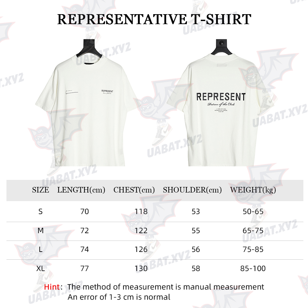 Represent 21ss London limited print short-sleeved