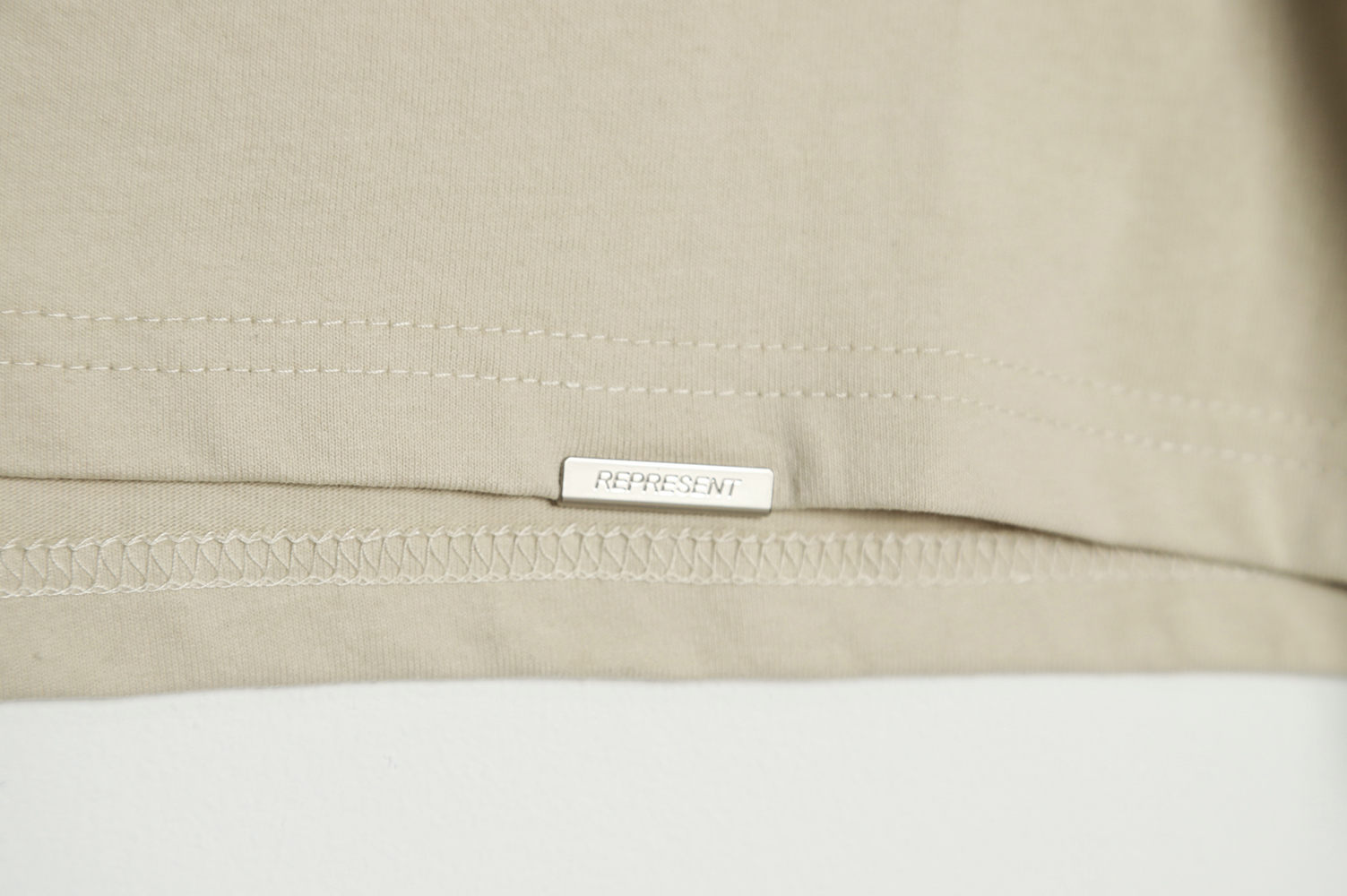 Represent Chest Letter Badge Short Sleeve T-Shirt