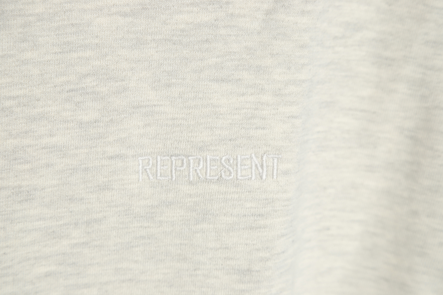 Represent 21FW Chest Letter Embroidered Hoodie