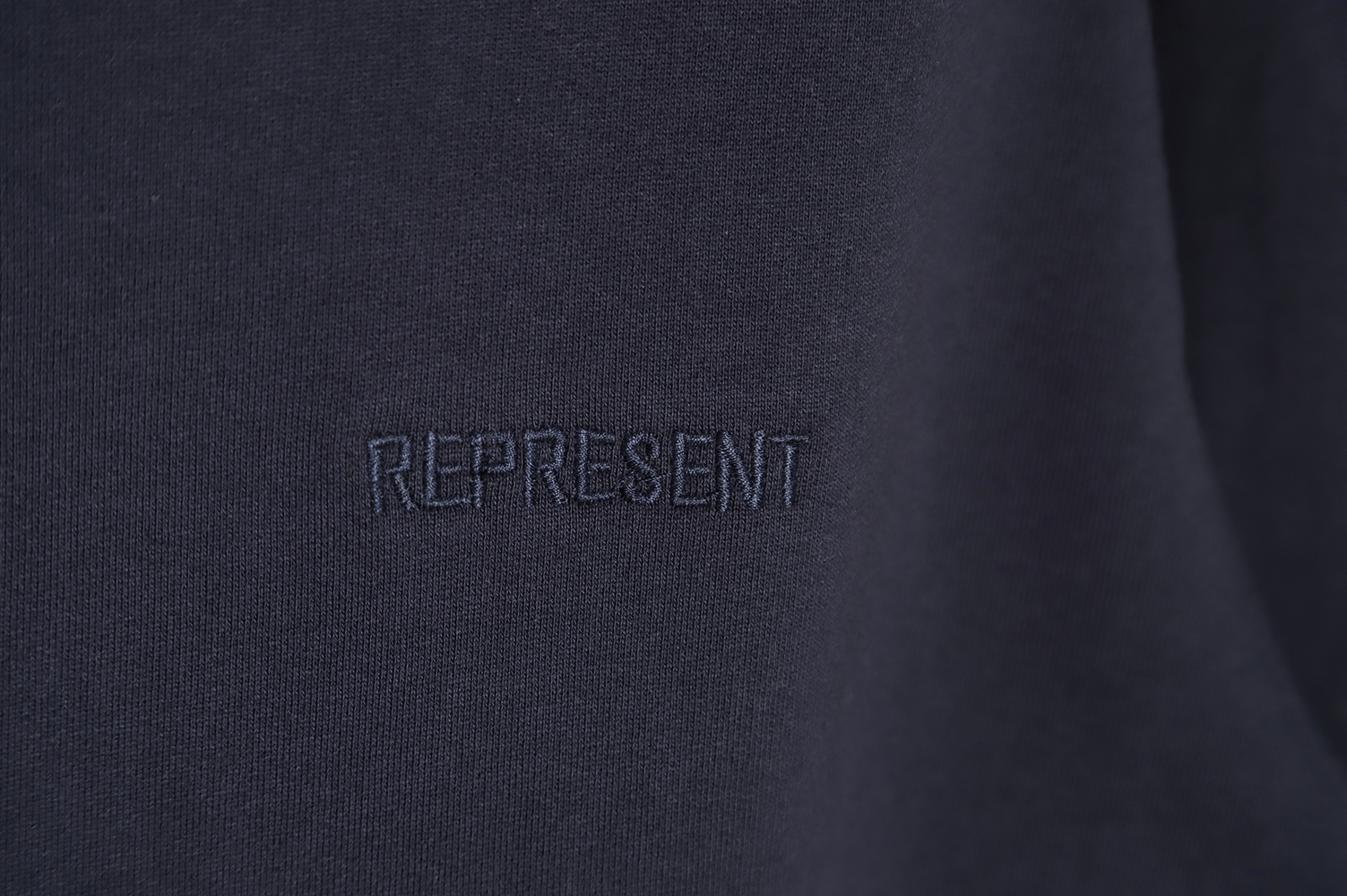 Represent 22FW Chest Letter Embroidered Hoodie TSK4
