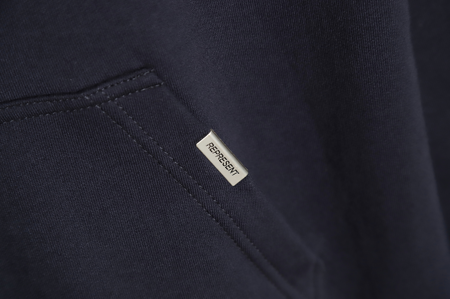 Represent 22FW Chest Letter Embroidered Hoodie TSK4