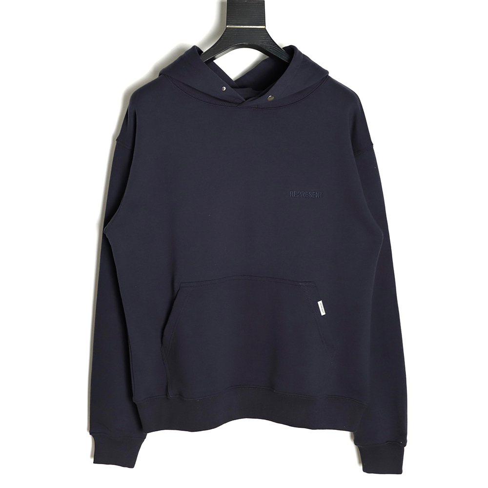Represent 22FW Chest Letter Embroidered Hoodie TSK4