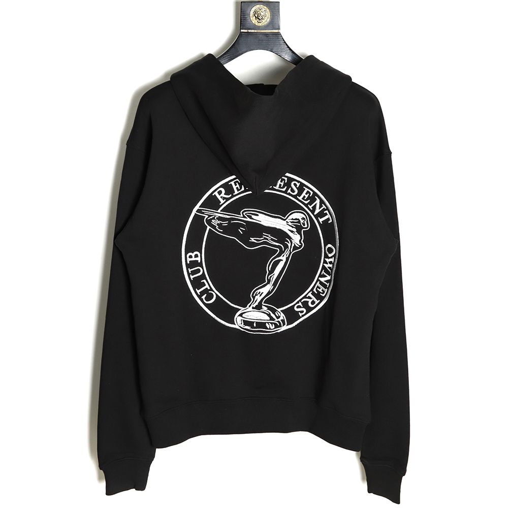 Represent 21FW Goddess Embroidered Hoodie