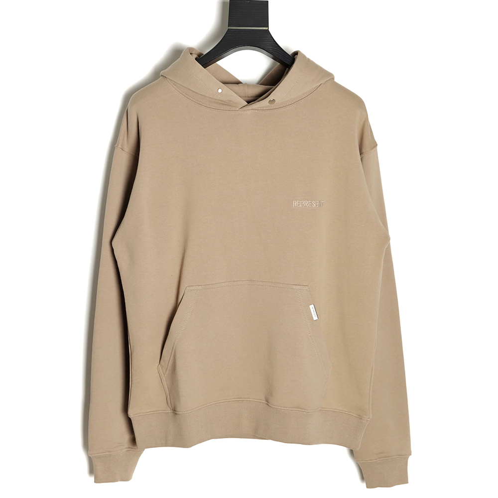 Represent 22FW Chest Letter Embroidered Hoodie TSK3