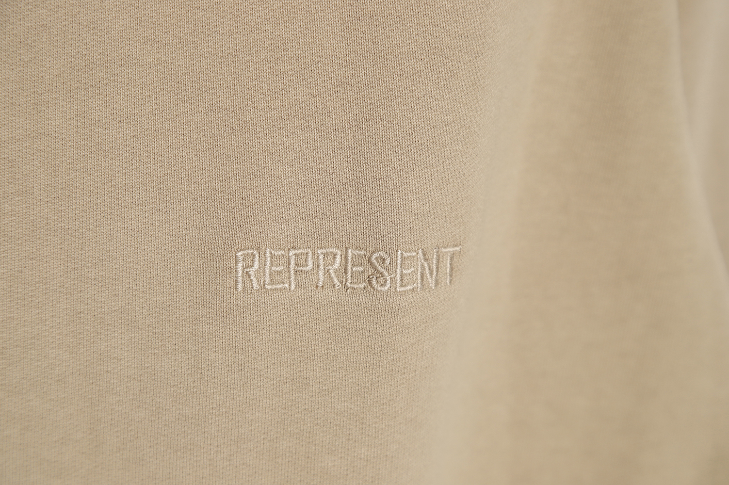 Represent 22FW Chest Letter Embroidered Hoodie TSK3