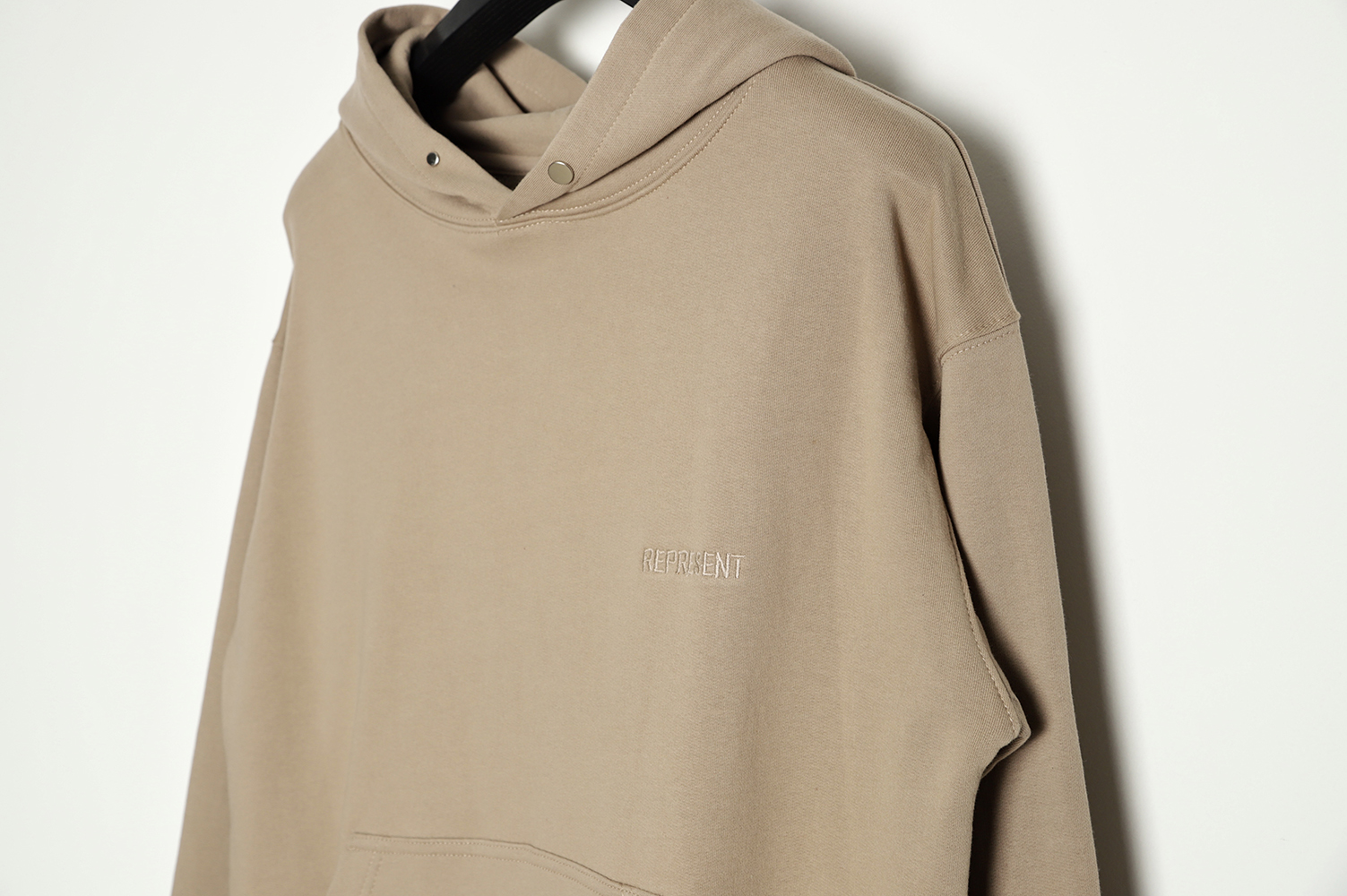Represent 22FW Chest Letter Embroidered Hoodie TSK3
