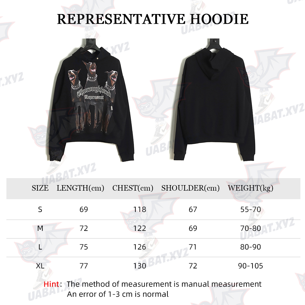 Represent 21FW Doberman Pinscher Hoodie