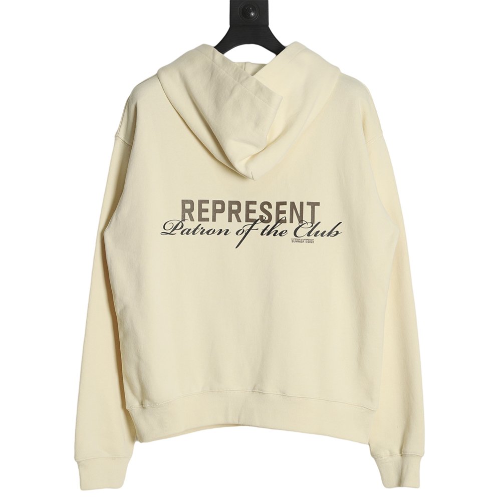Represent 21FW London limited print hoodie