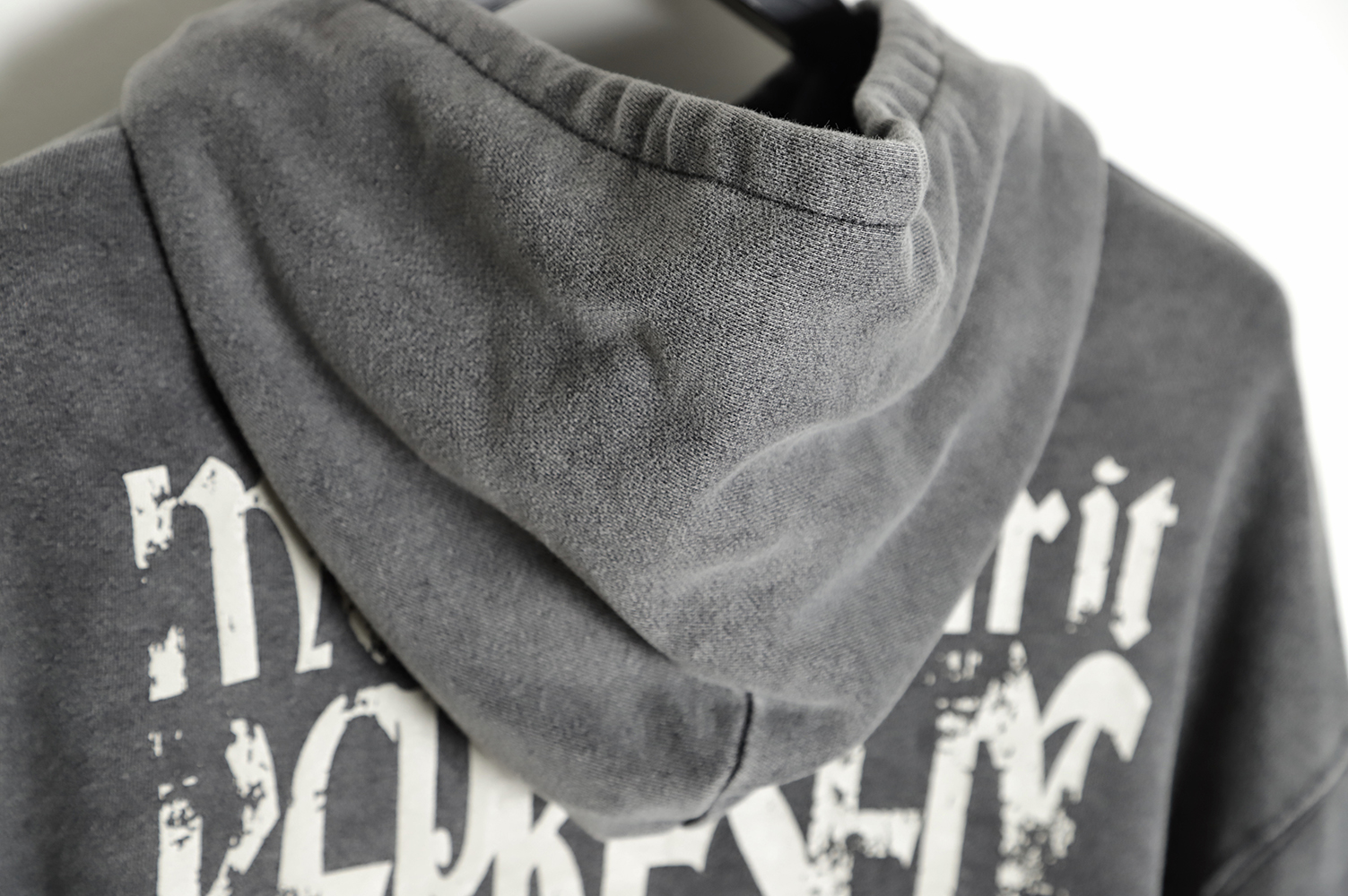 Represent Washed Alphabet Distressed Destroyed Hoodie