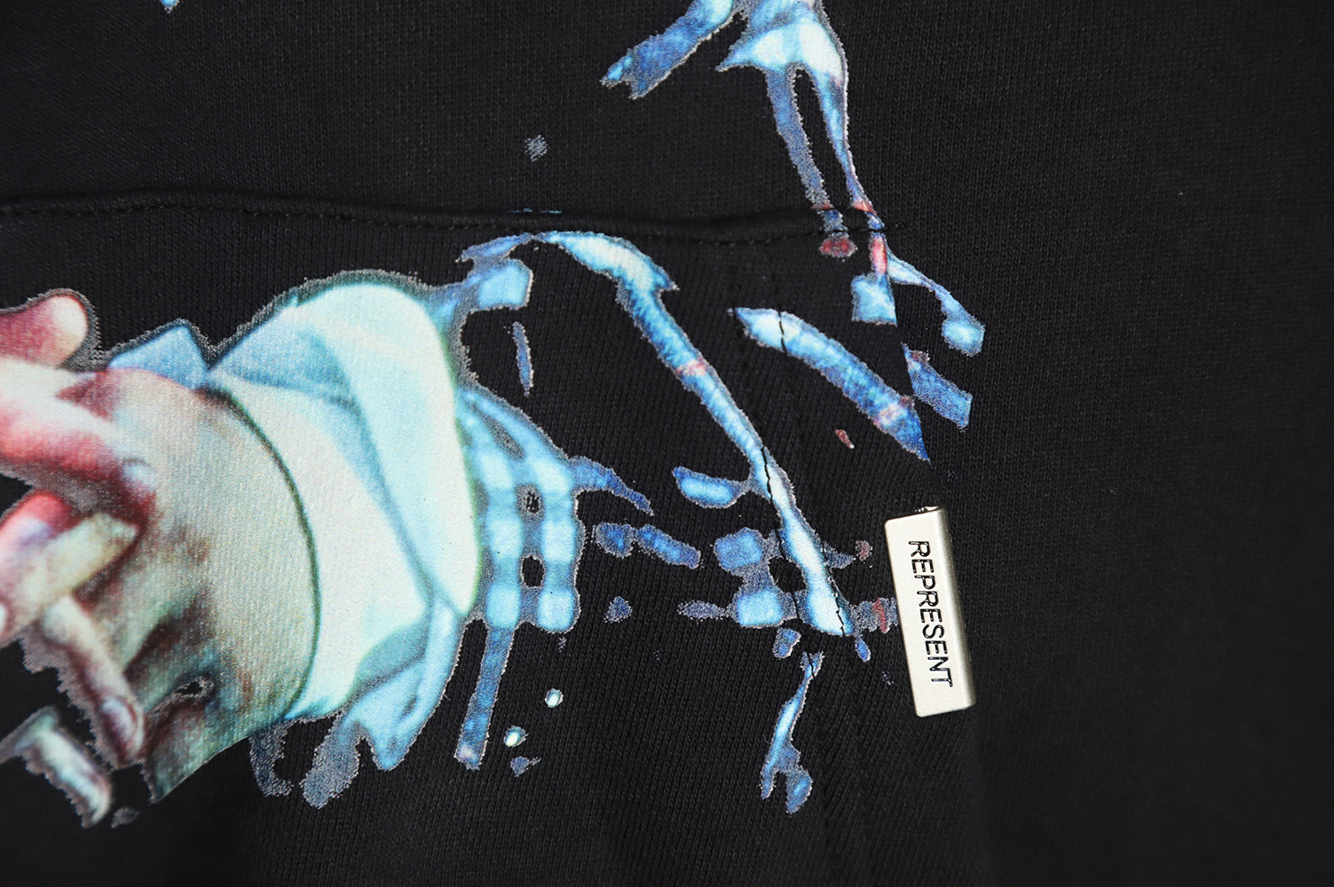 Represent 21FW Singer Print Hoodie