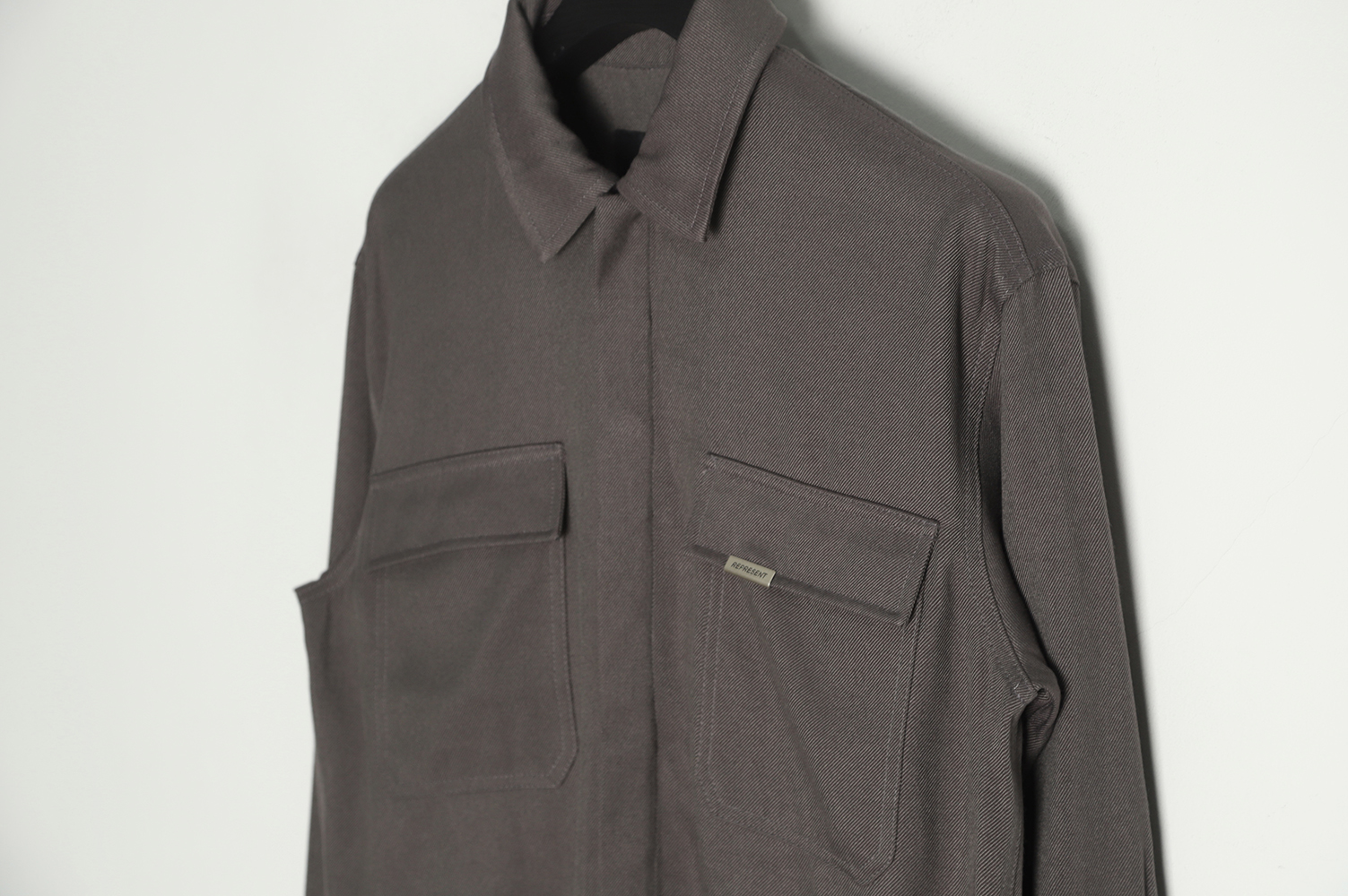 Represent Pocket Shirt Jacket Blazer