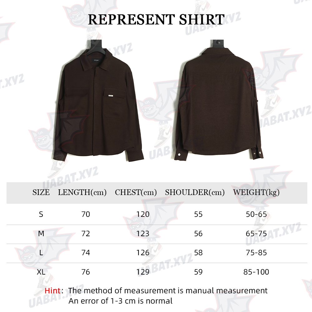 Represent Pocket Shirt Jacket Blazer TSK1