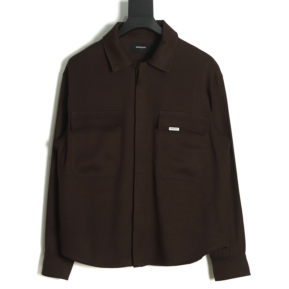 Represent Pocket Shirt Jacket Blazer TSK1