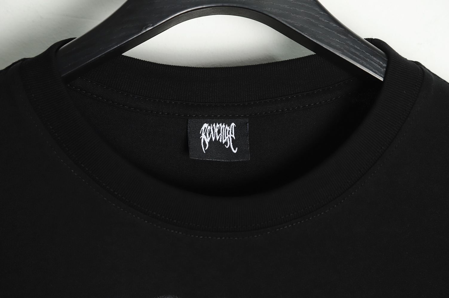 REVENGE metal skull short sleeve T-shirt TSK1