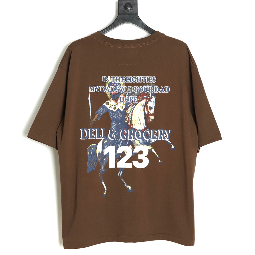 RRR123 Knight print short-sleeved T-shirt