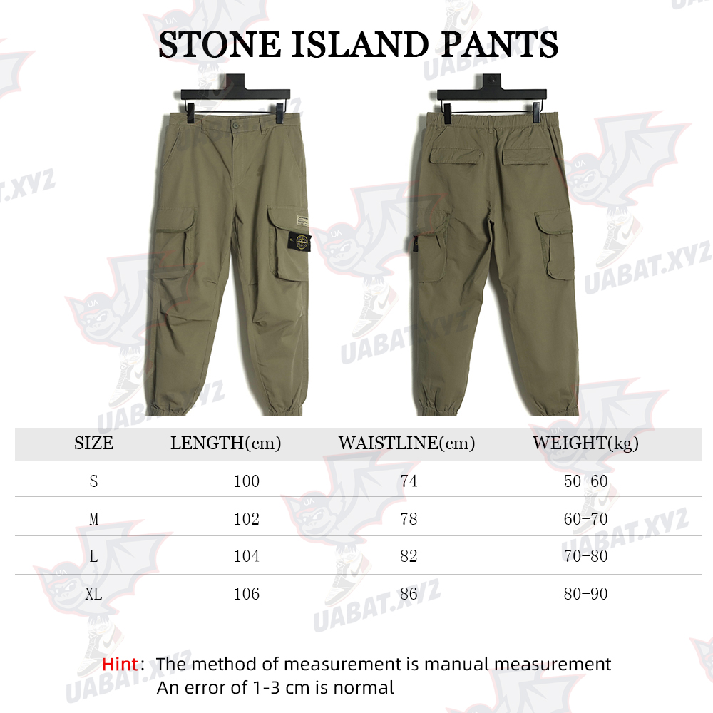 Stone Island 22FW multi-pocket cotton outdoor overalls TSK1