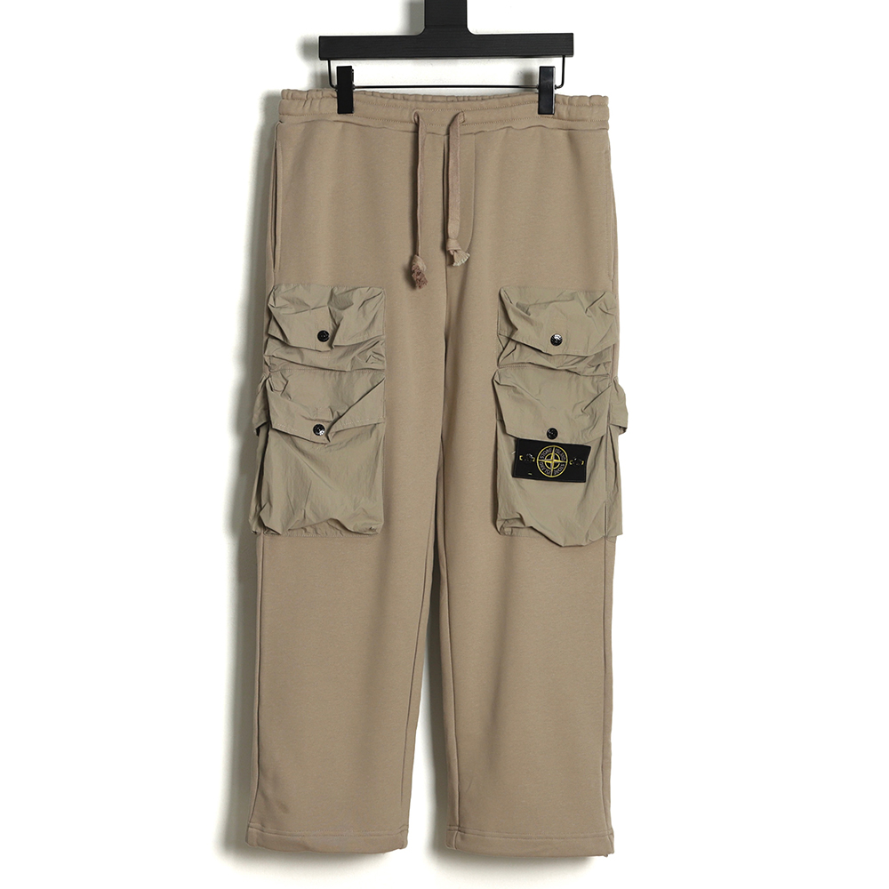 Stone Island 22FW multi-pocket cotton outdoor overalls