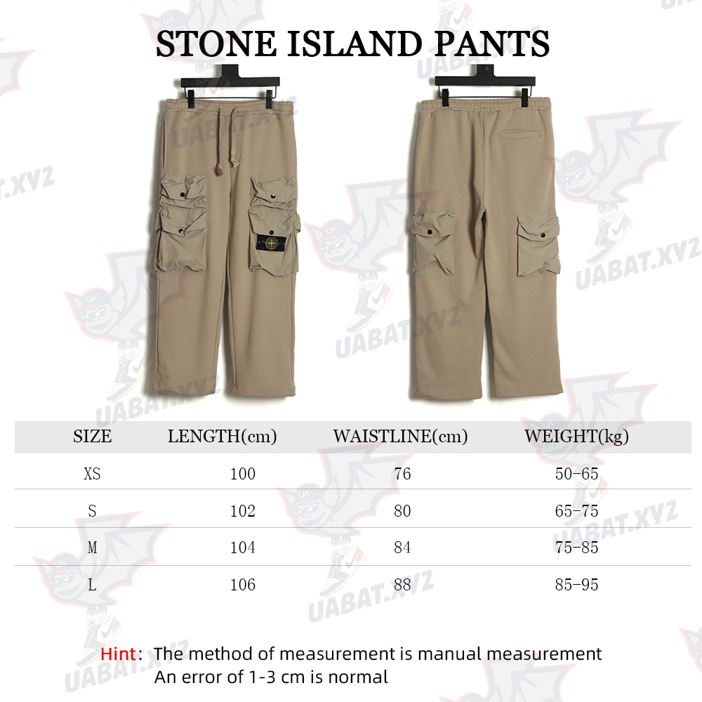 Stone Island 22FW multi-pocket cotton outdoor overalls