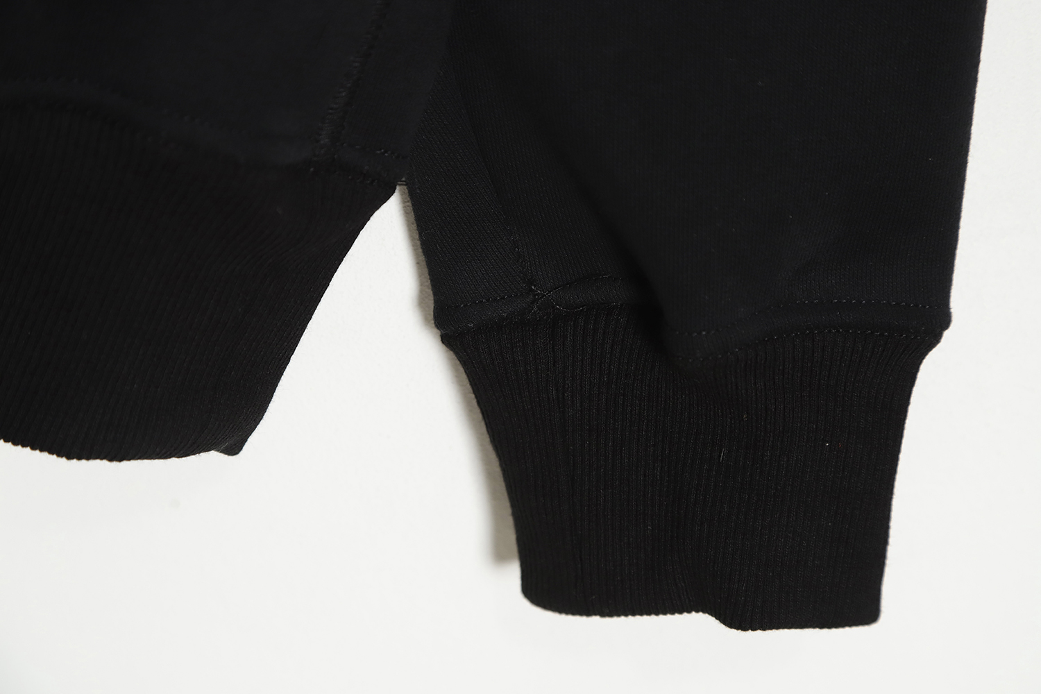 STONE ISLAND stand collar half zipper mink velvet longleeved sweater