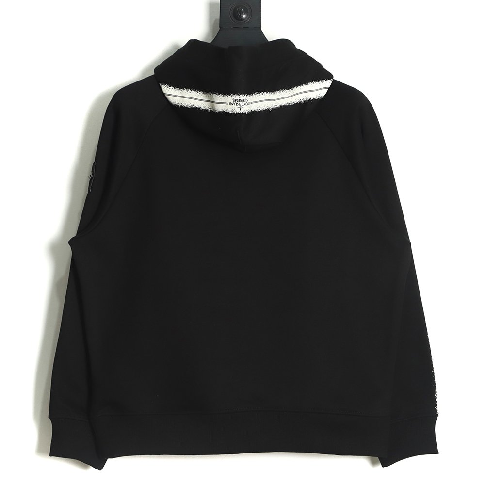 Supreme SS22 Week12 X Stone Island Co-branded Side Pattern Hooded Plus Fleece Sweater