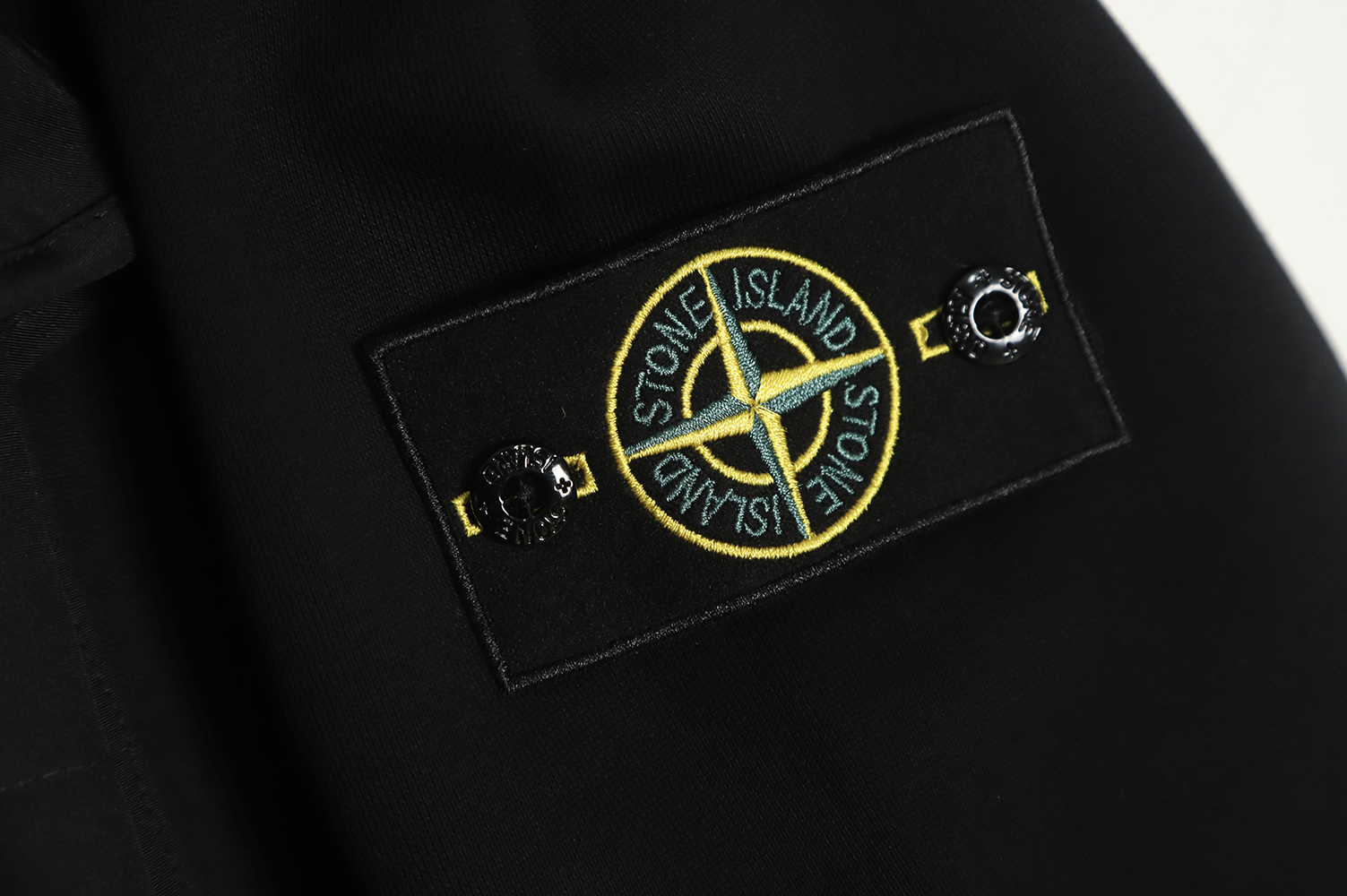 Stone Island Chest Pocket Logo Terry Crew Neck Sweatshirt